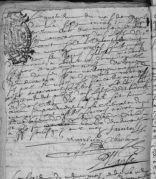 Mariage Sylvestre Nicolas Voillequin Nicole.jpg